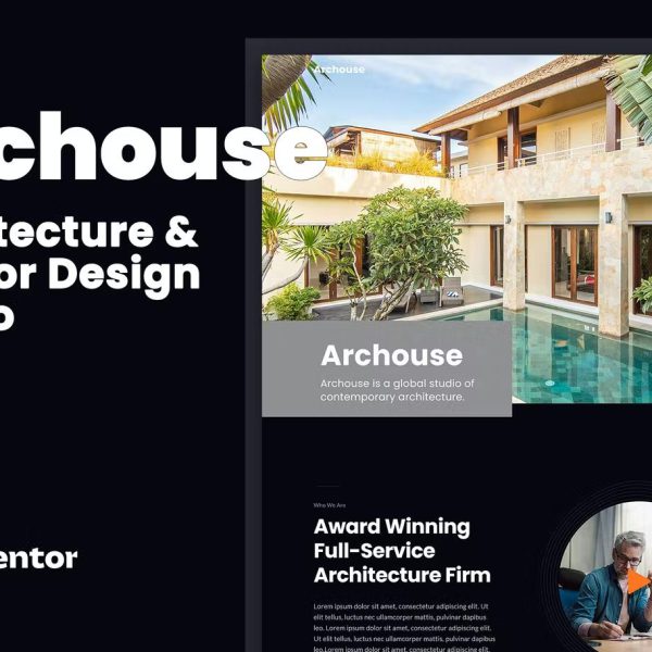 Archouse – Architecture and Interior Design Studio Elementor Template Kit