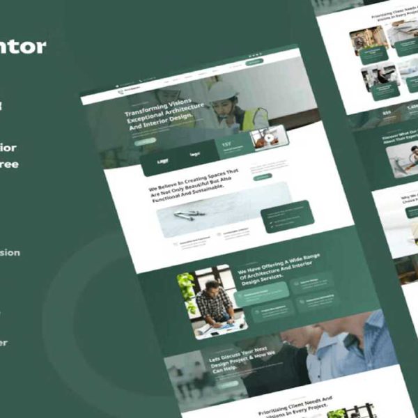 Architectx – Architecture & Interior Design Services Elementor Template Kit