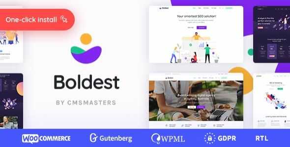 Boldest Theme – Consulting And Marketing Agency Theme | Lifetime License | One Time Payment