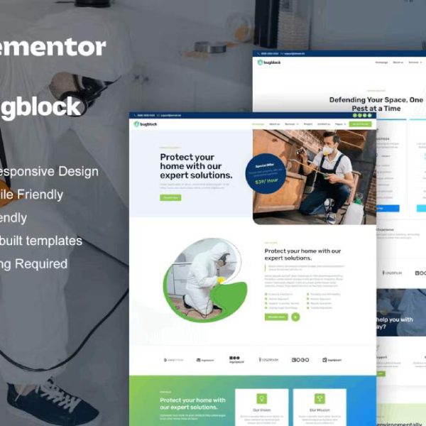 BugBlock – Template Kit for Pest Control Services
