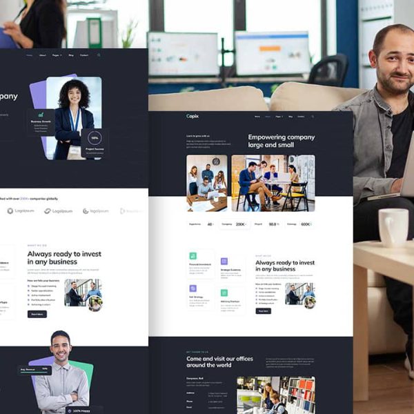 Capix: Elementor Template Kit for Venture Capital & Investment