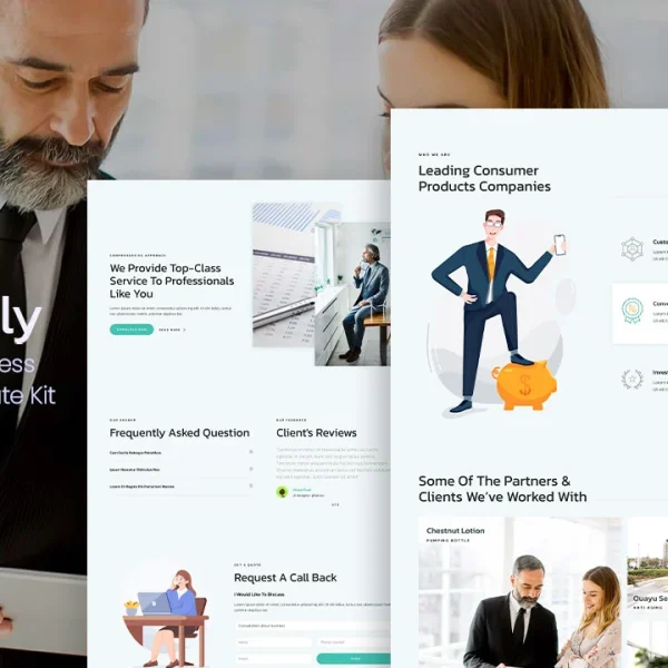 Consultly: Elementor Template Kit for Business Consulting