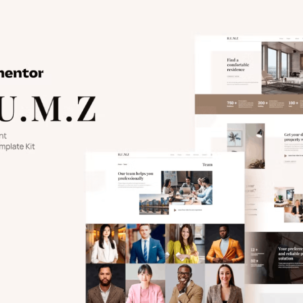 Humz and Property Agent Elementor Template Kit