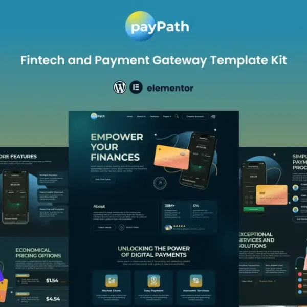 PayPath – Elementor Template Kit for Online Payment Gateways