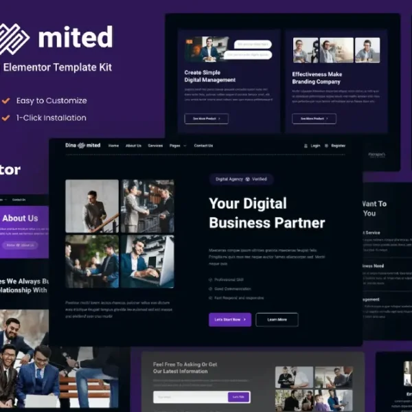 Dinamited – Elementor Template Kit for Digital Marketing & Business