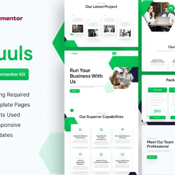 Fuuls – Elementor Pro Kit for Business & Corporate Websites