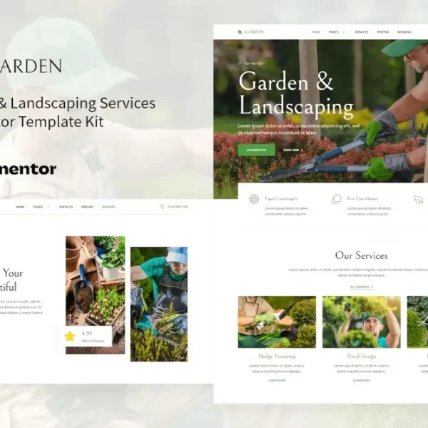 Guarden – Elementor Template Kit Garden & Landscaping Services