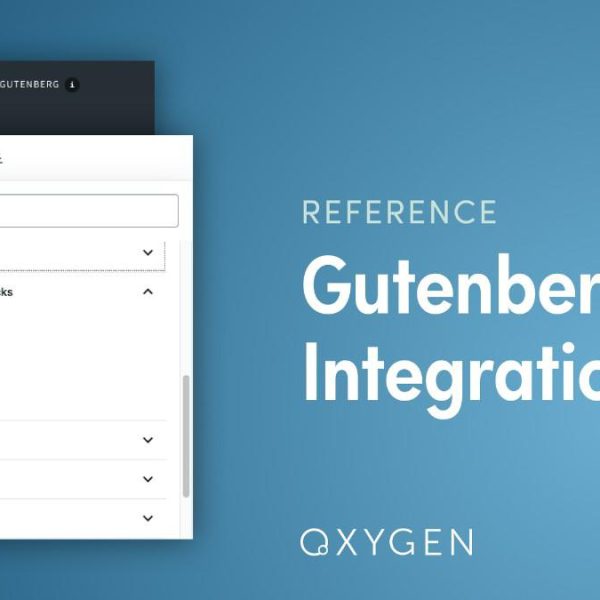Oxygen Gutenberg Integration With Original License | Lifetime License | One Time Payment