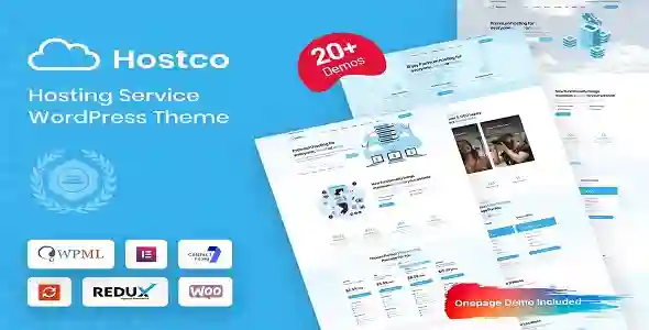 Hostco WordPress Theme For Hosting Services | Lifetime License