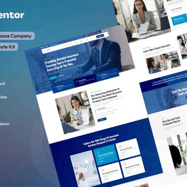 Insure - Elementor Template Kit for Insurance Companies
