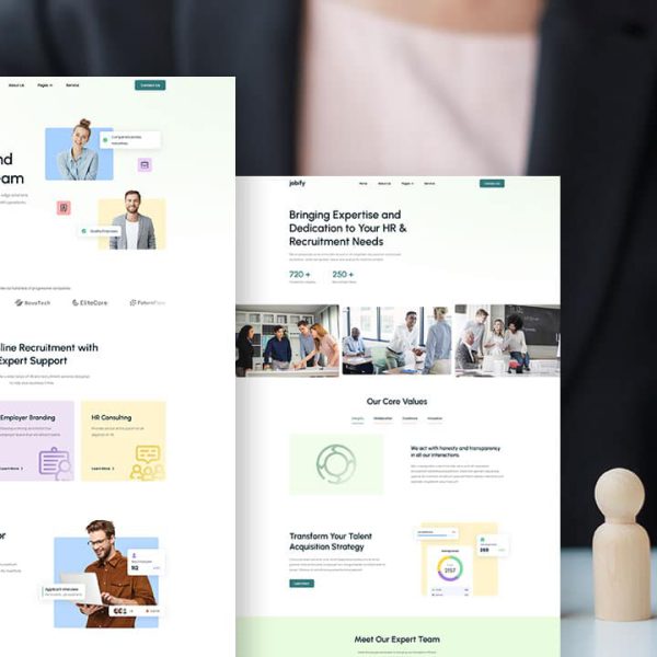 Jobify: Elementor Template Kit for Human Resources & Recruitment Agencies