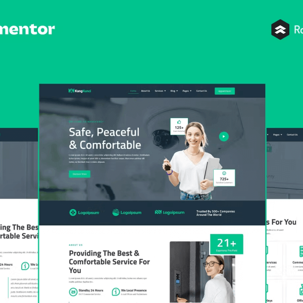 Kangkunci – Locksmith and Security System Elementor Template Kit