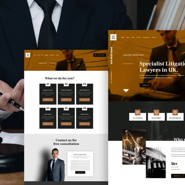 Legistify: Elementor Template Kit for Lawyers & Law Firms
