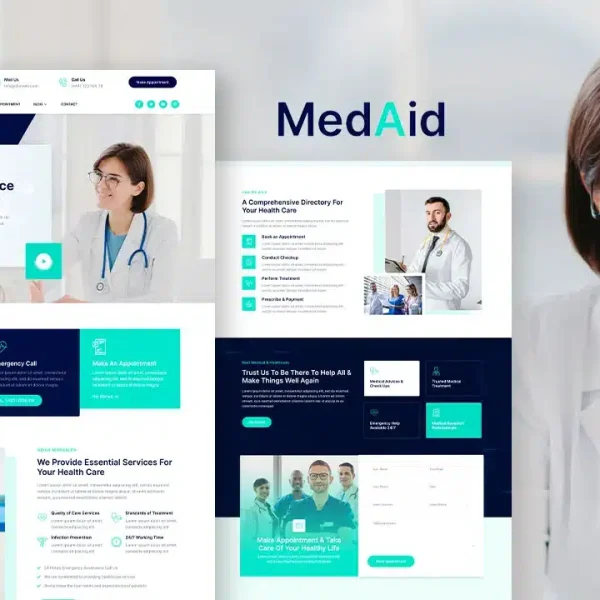 Medaid: Elementor Template Kit for Health Care & Medical Services