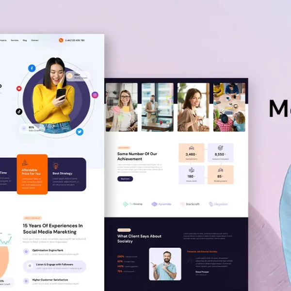 Mediapro: Elementor Template Kit for Digital Marketing Agencies