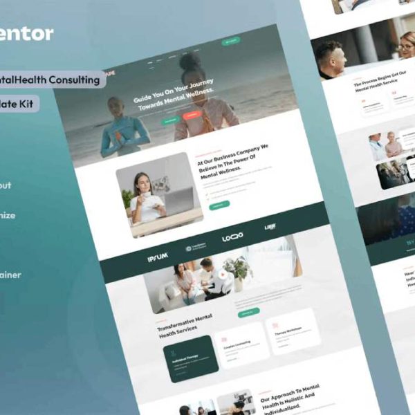 Mindscape - Elementor Template Kit for Mental Health Consulting