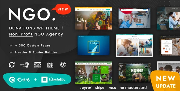 NGO WordPress Theme For Charity Donations | Lifetime License | One Time Payment