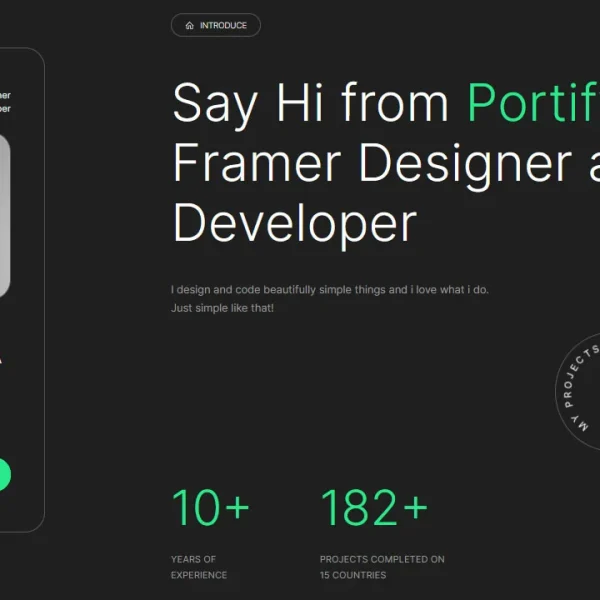 Portify: Elementor Template Kit for Creative Portfolios