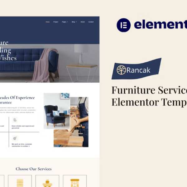 Rancak and Furniture Services Elementor Template Kit