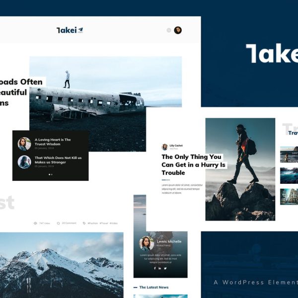 Takei 6 News and Magazine Template Kit (15 templates)