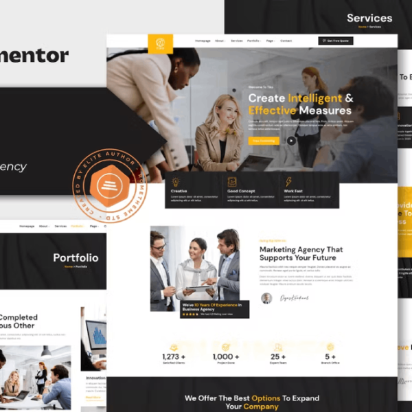 Tiko and Business Agency Elementor Template Kit