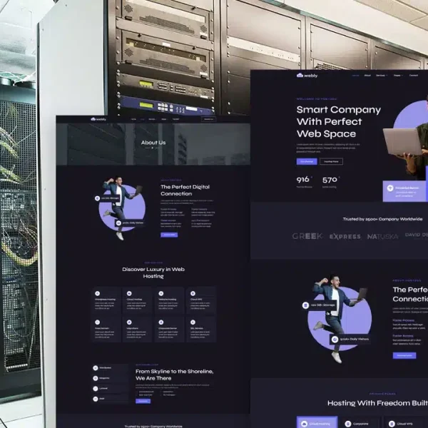 Webly: Elementor Template Kit for Web Hosting Services