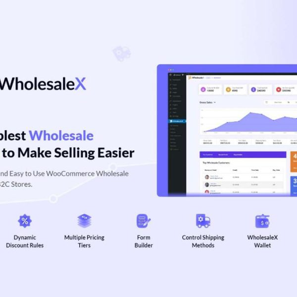 WholesaleX Pro – WooCommerce B2B and B2C Hybrid Store Solution | Lifetime License | One Time Payment