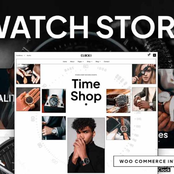 Clocki - Template Kit for Watch Store with Elementor Pro