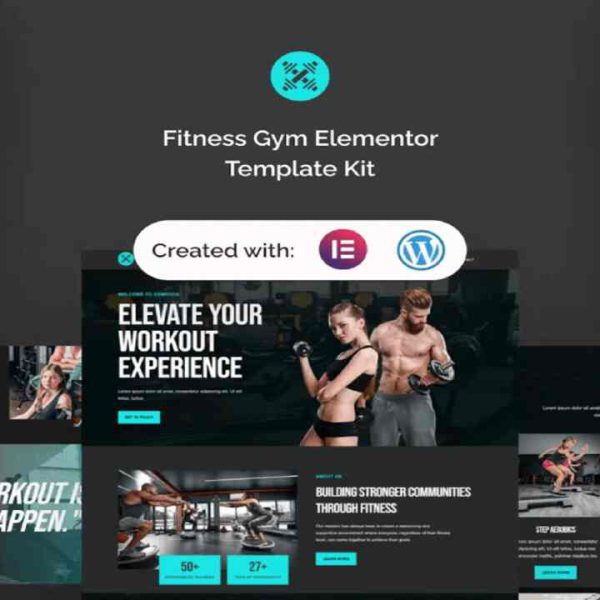 Gymrock – Fitness Gym Elementor Template Kit