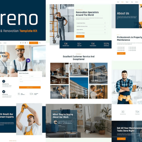 Moreno – Home Improvement and Renovation Template Kit