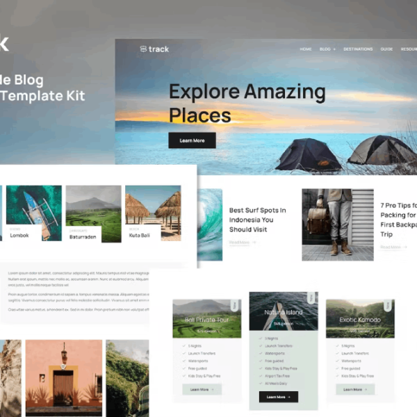 Track – Travel Guide Blog and Elementor Kit