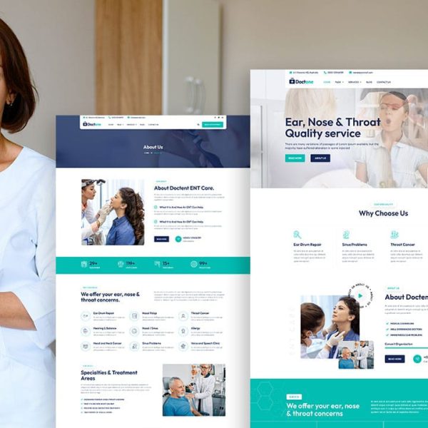 Doctone: Elementor Template Kit for Otolaryngologists & ENT Doctors