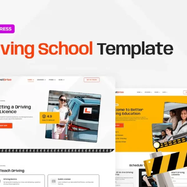 BestDrive – Elementor Template Kit for Driving Schools and Courses