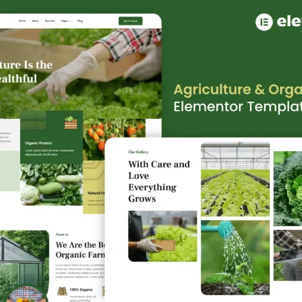 Atani – Elementor Template Kit for Agriculture & Organic Farming
