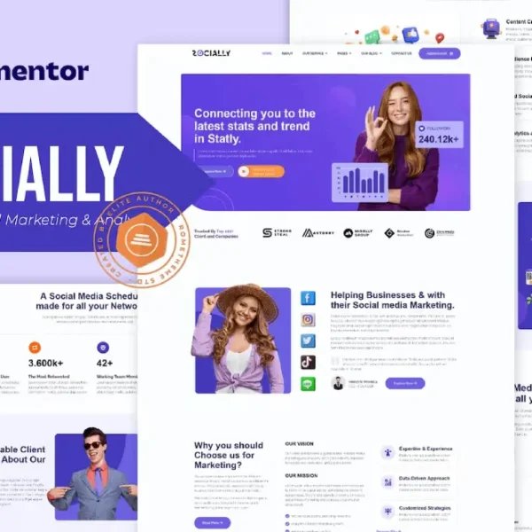 UXApex: Elementor Template Kit for IT Solutions & Services Company