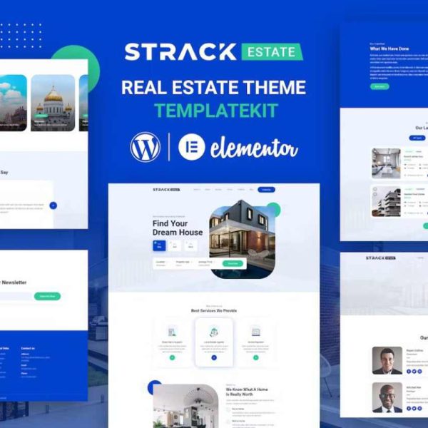 STRACK Estate: Elementor Template Kit for Realty & Real Estate
