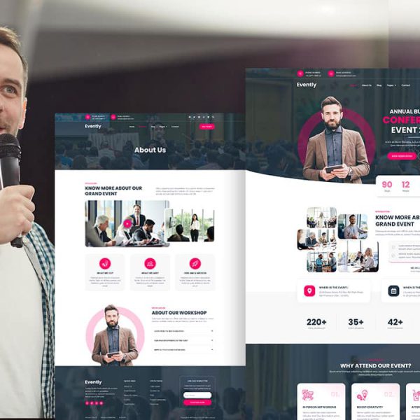Evently: Elementor Template Kit for Events & Conferences