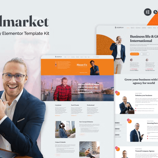 Feedmarket – Digital Agency and Marketing Elementor Template Kit