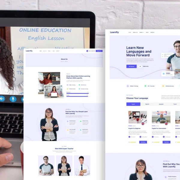 Learnfly: Elementor Template Kit for Online Language Courses