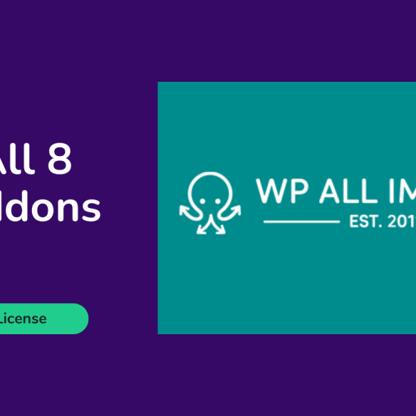 WP All Import Pro With All 8 Addons | Lifetime License | One Time Payment