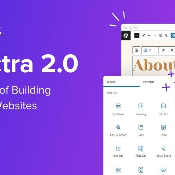 Spectra Pro Page Builder for WordPress Lifetime License | One Time Payment