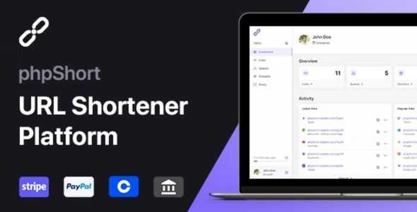 phpShort URL Shortener Platform | GPL PHP Script