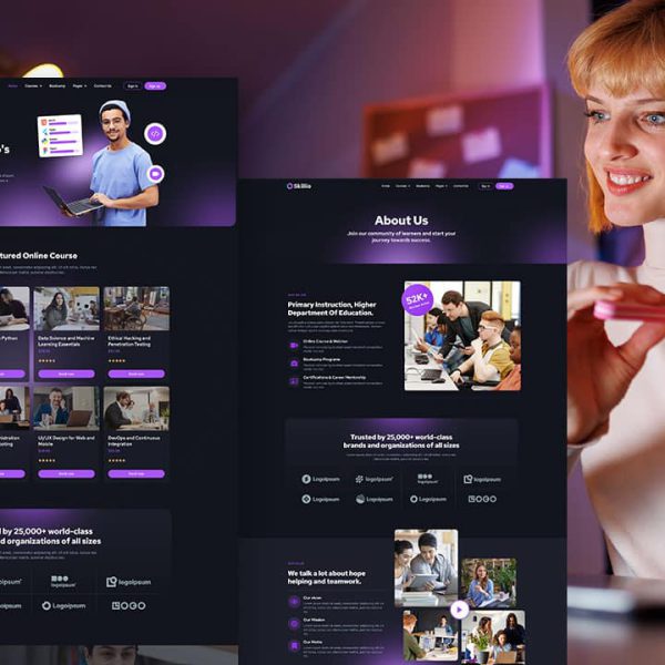Skillio: Elementor Template Kit for IT Online Course Education